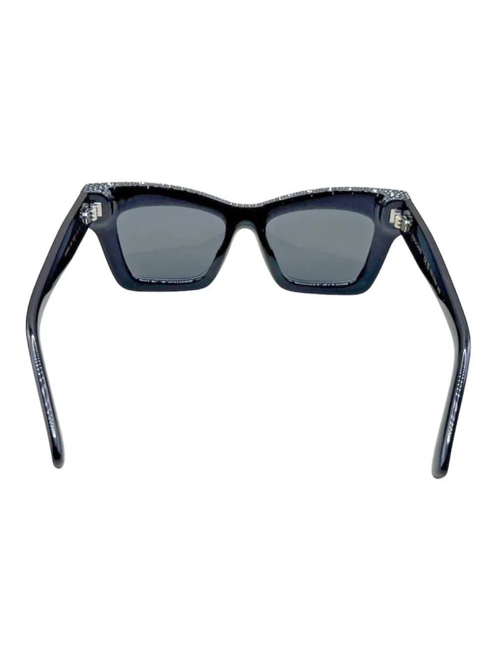 Salvatore Ferragamo Black Swarovski Crystal-Studded Sunglasses (NEW IN BOX) - Picture 7 of 10